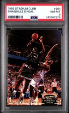 1992 Stadium Club Shaquille O'Neal #201 PSA 8