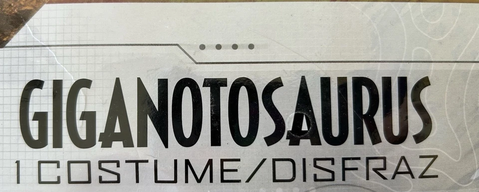 Jurassic World Niño Inflable Dinosaurio Halloween Disfraz Giganotosaurus Nuevo Foto 4 de 4