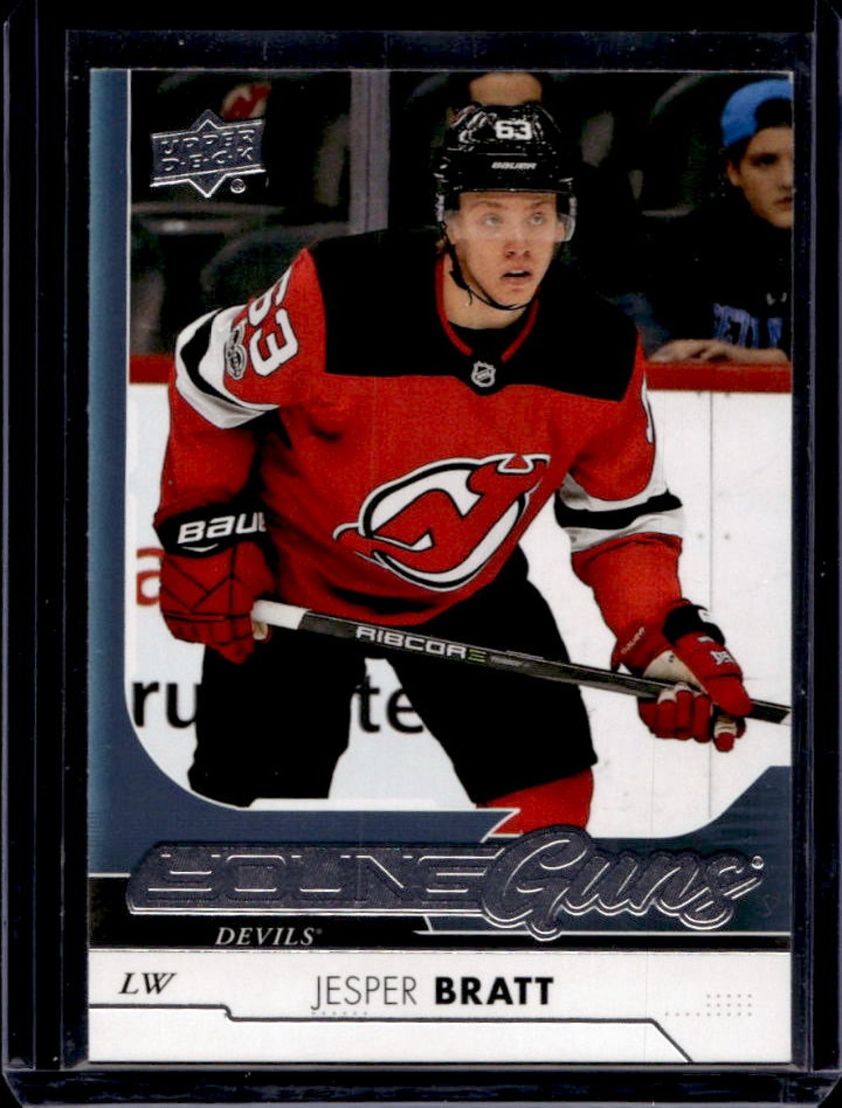2017-18 Upper Deck Jesper Bratt Rookie Young Guns RC #466 Devils