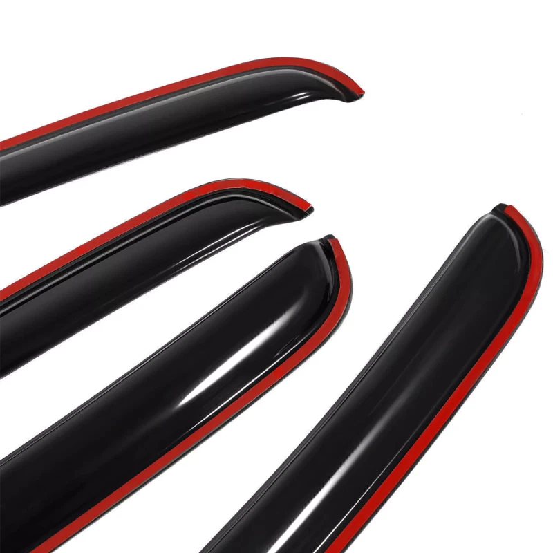 Viseras de ventana originales Chevy Silverado 2007-2013 Sierra deflector de ventilación solar viento Foto 4 de 4