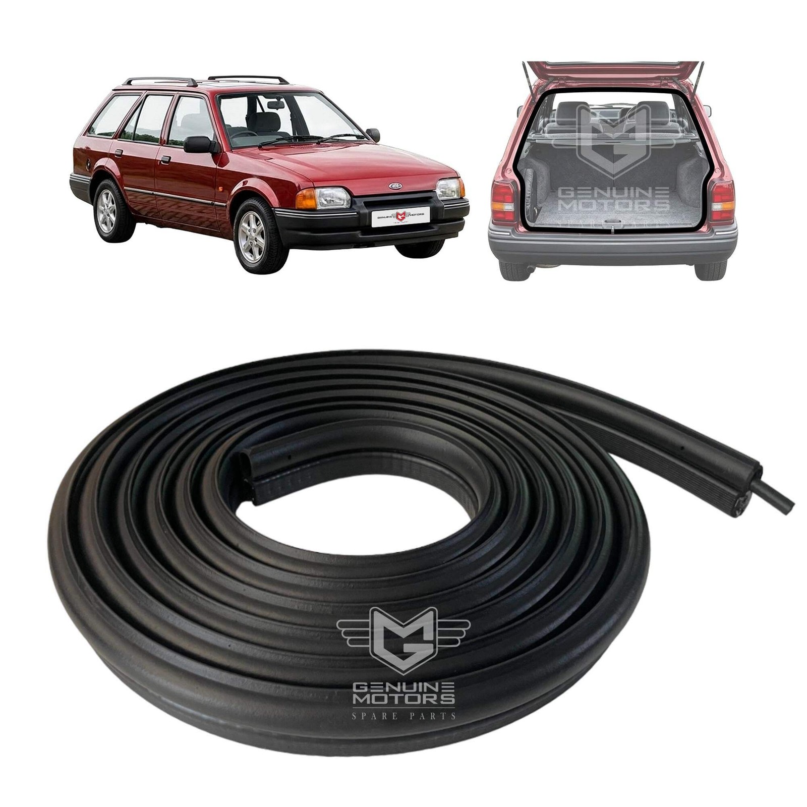 Boot Tailgate Weatherstrip Rubber Seal For Ford Escort MK3/MK4 (1981-1990) 60667