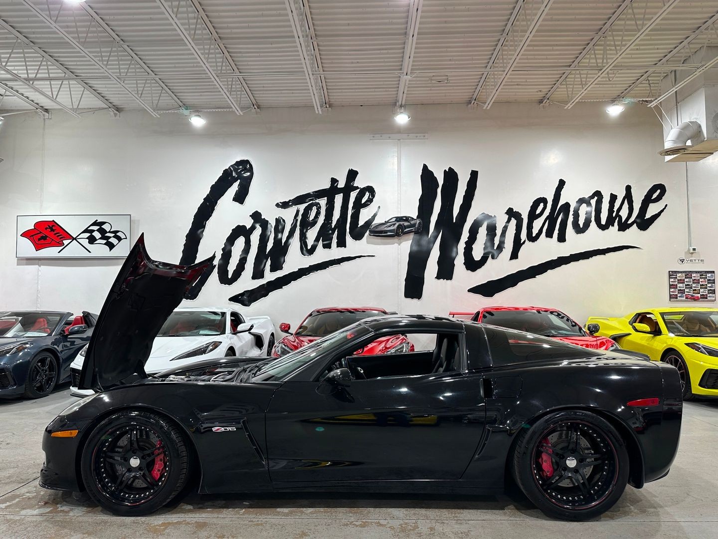 2008 Black Chevrolet Corvette   | C6 Corvette Photo 2