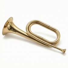 Marching Bugle Premium Bugle Polished for Ceremonies, Practice, Young Teams