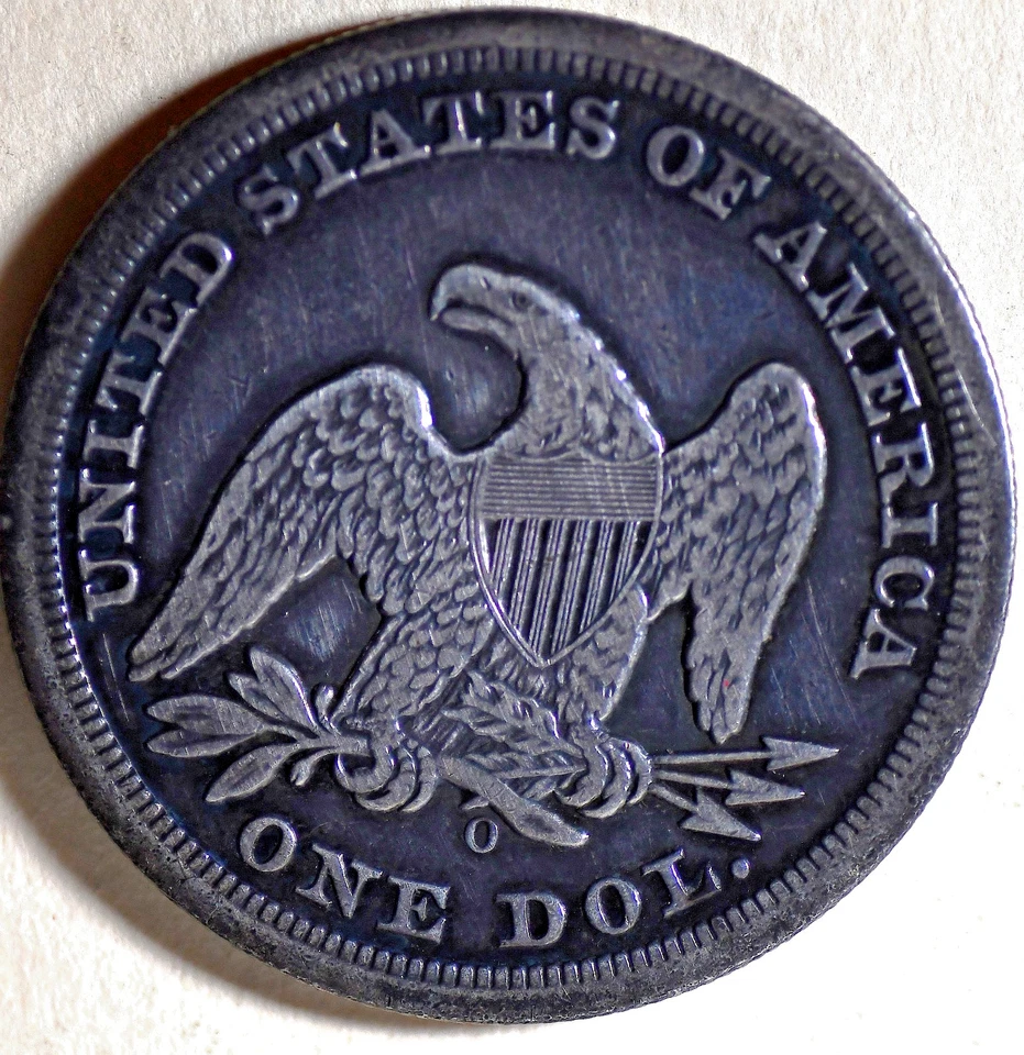 Dólar libertad sentada 1850O elección en muy buen estado Foto 2 de 2