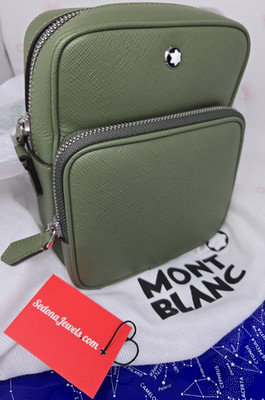 $995 MSRP - Montblanc 198167 NANO FORMAT SHOULDER BAG - New Color CLAY