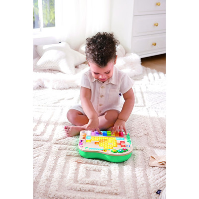 Hape Rainbow Rhythm Pixel Piano, Light Up Music Toy, Unisex, Toddlers Ages 12M+.