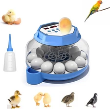 Incubators for Hatching Eggs,12-24 Egg Incubator with Automatic Egg Turning and