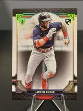 2022 Topps Triple Threads Jarren Duran Rookie Card RC #53 Red Sox. rookie card picture