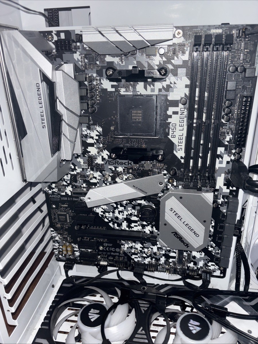 ASRock B550M Steel Legend AM4 Motherboard ATX, AMD Ryzen 5000, DDR4