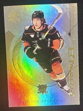 🔥2024-25 Upper Deck SP Authentic Spectrum FX Trevor Zegras S-38 Anaheim Ducks