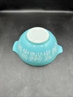 Vintage Pyrex 442 Butterprint Turquoise Cinderella Mixing Bowl 1.5 Qt