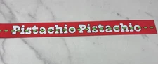 VTG 90s Ben And Jerry’s Menu Magnet Pistachio Pistachio Extra Long 16”