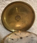 Antique Swiss Pocket Watch Warranted Aluminum Hunter Case 16s Key Wind Set — photo 7