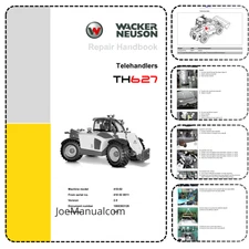 Wacker Neuson TH627 Telehandler Repair Manual PDF