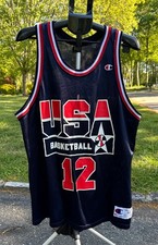 VTG 90s Champion USA BASKETBALL Jersey DOMINIQUE WILKINS Men’s 48 Flawless Rare