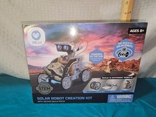 Sillbird STEM Solar Robot Creation Kit 12-in-1 Building Kit, 190 Pcs Ages 8 NEW