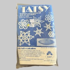 TATSY Tatting Kit Rare Beginner Plus Carol Winandy Star and Snowflakes 1980s