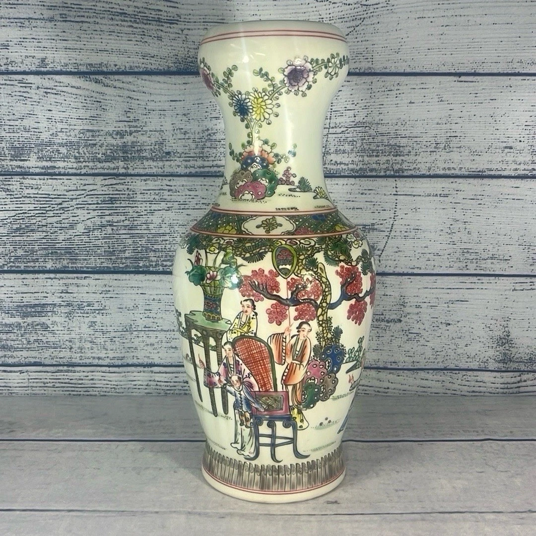 【海】中国美術品　清時代　萬福优問　人物粉彩　花瓶　酒器　骨董品 時代品 海】中国美術品 清時代 萬福优問 人物粉彩 花瓶 酒器 骨董品 時代品