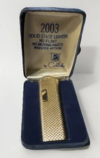 Calibri Lighter Goldtone Vintage Japan - 2003 Solid State - Appears to be Unused