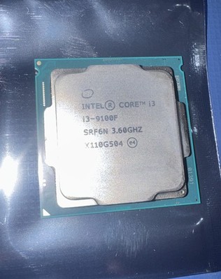 Intel Core i3-9100F 9th Gen Intel Core i3 3.60GHz CPU SRF6N Processor