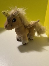 Neopets 2005 Brown Chocolate Uni Unicorn Pegasus Wings Plush Stuffed Animal