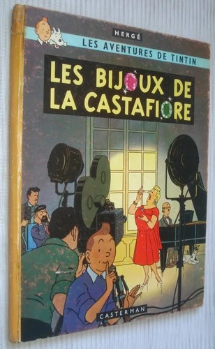 TINTIN : Les bijoux de la Castafiore - EO Casterman 1963 - 2e plat B34