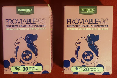 Proviable DC 30 Capsules for Cats And Dogs Digestive Health x 2-Pack Free Shippi