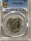 1906 Proof Silver Barber Quarter PCGS PR65.(9320) Free Shipping.