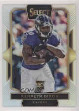 2016 Panini Select Field Level Silver Prizm Kenneth Dixon #222 3n4