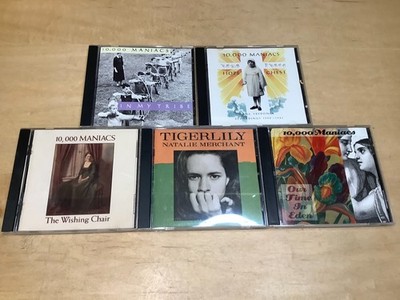 10000 MANIACS & NATALIE MERCHANT  Amazing 5 CD Collection in Very Good Condition