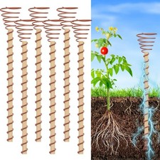 Electroculture Garden Copper Coils Plant Support Stake Vegetables