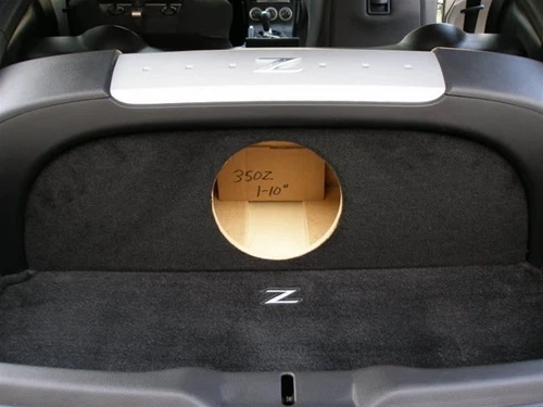 Sub Box for Nissan 350z 1-10" Fits all years, coupe only, subwoofer box (Ver.1)