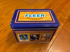 1991-1992 FLEER BASKETBALL CARD SET (NM) inside COLLECTIBLE, RARE TIN !