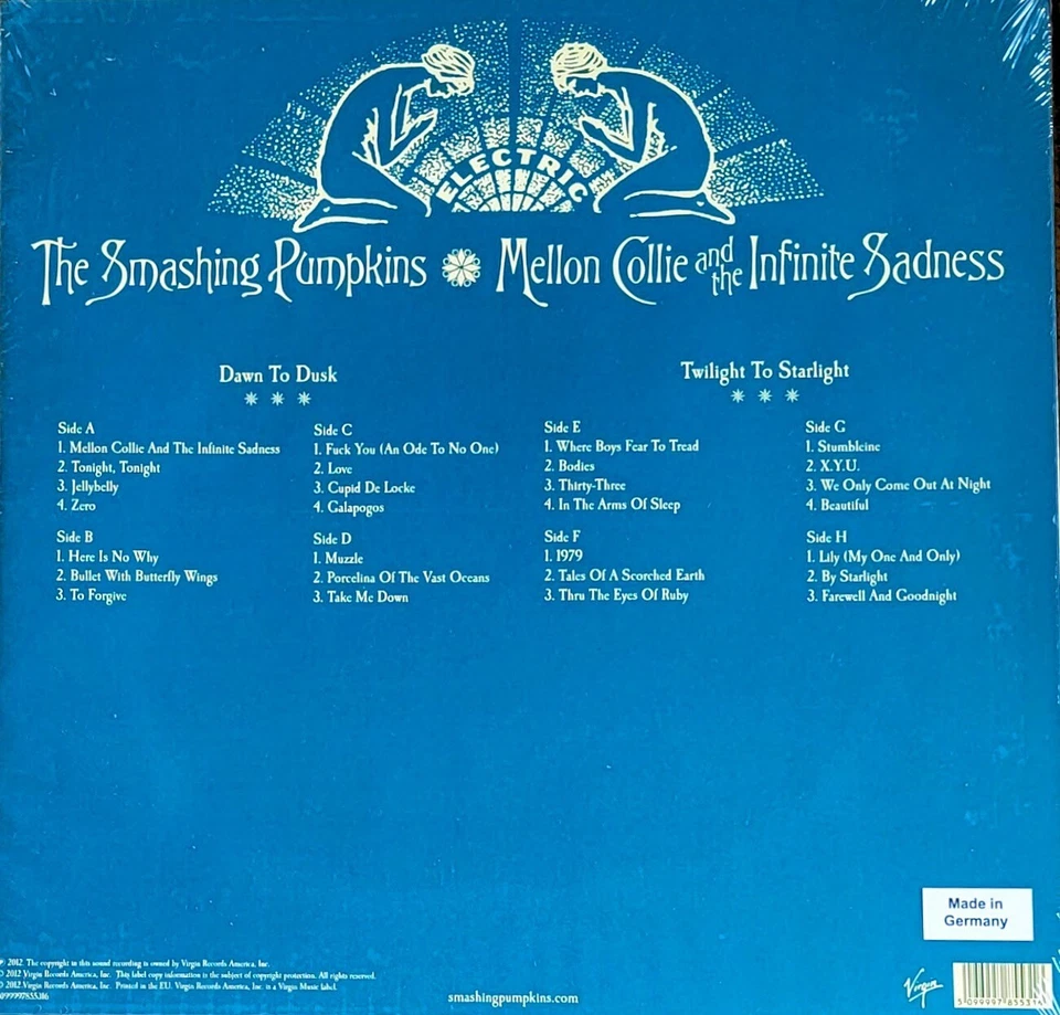 SMASHING PUMPKINS MELLON COLLIE AND THE INFINITE SADNESS - 4-LP BOXED SET " NEW" - Image 2 of 4