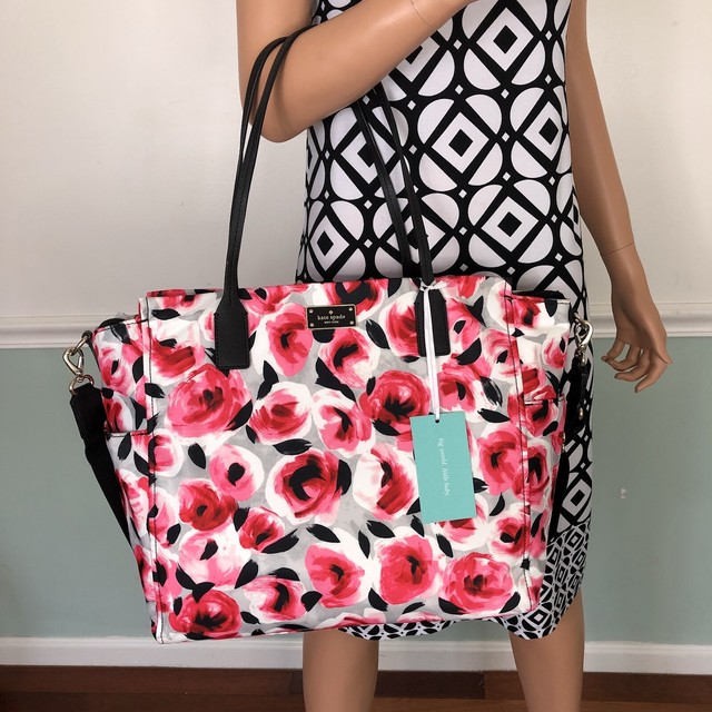 kate spade floral diaper bag