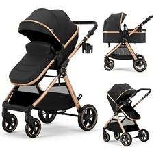 MEJOR Andador Plegable Bebe Cochecito Carriola Con Asiento De Coche Viaje Ninas