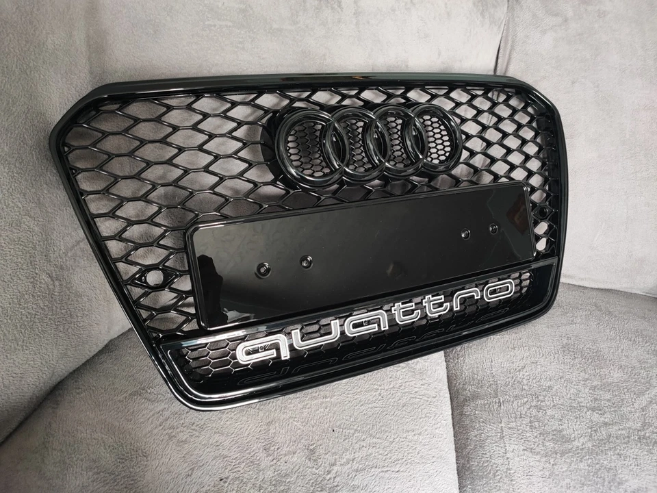 For Audi A5 S5 B8.5 Front Grill (Black Edition Quattro) - Image 2 of 4