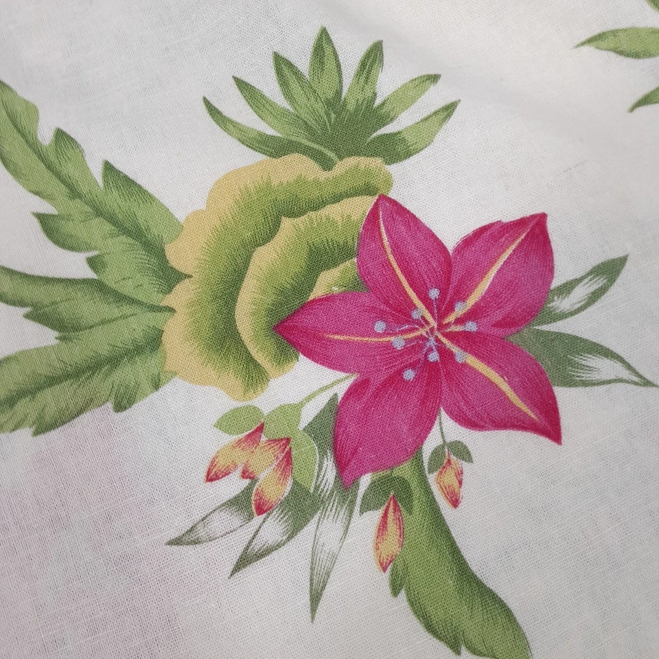 Falda Hawaiana PEARL HEAD BAY Talla 8 Mezcla de Lino Floral Tropical Foto 4 de 4