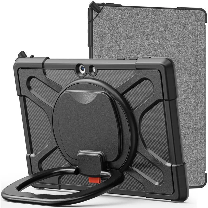 Microsoft Surface Go 4 3 2 1st Stand Case Heavy Duty Shockproof Armor Flip Cover - Image 4 of 4