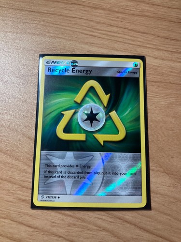 Recycle Energy - 212/236 - SM - Unified Minds - Reverse Holo - Pokemon TCG 2019