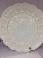 WESTMORELAND 13" Deviled Egg Dish/Plate Vintage