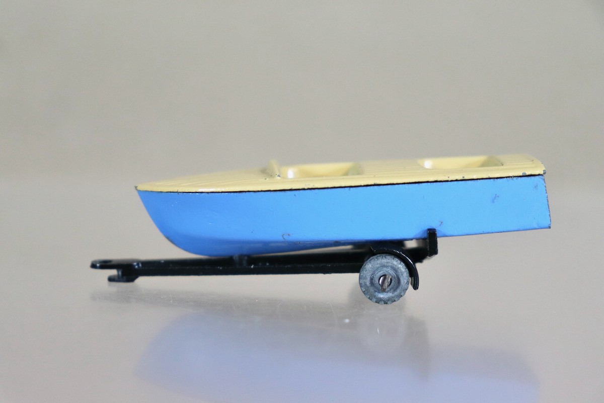 Matchbox Lesney Moko – Remorque Avec Bateau N°48 – Rare – Occasion UK