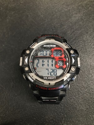 armitron watch adjust time