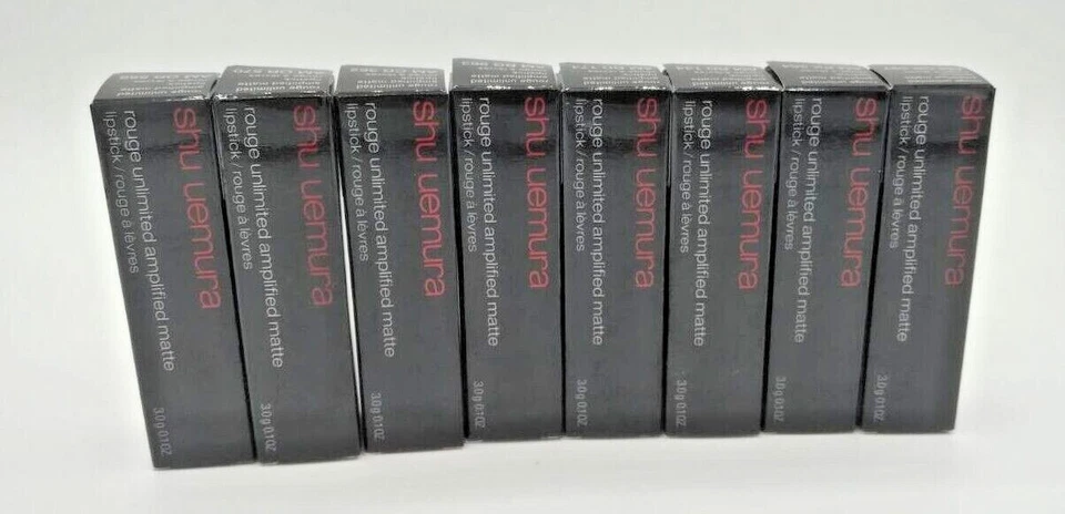 Lápiz labial mate amplificado ilimitado Shu Uemura Rouge color de labios vendedor de EE. UU. Foto 2 de 4