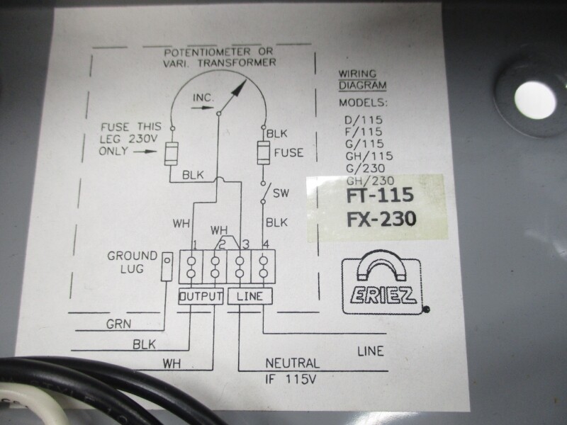 ERIEZ FT115 115V 2.0A NSMP | eBay
