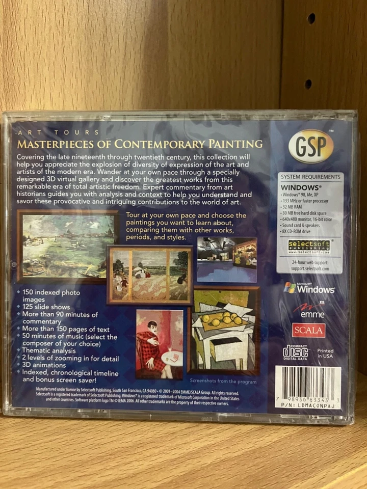 MASTERPIECES OF CONTEMPORARY PAINTING - INTERACTIVE ART TOURS. FREE SHIPPING - Image 2 of 2