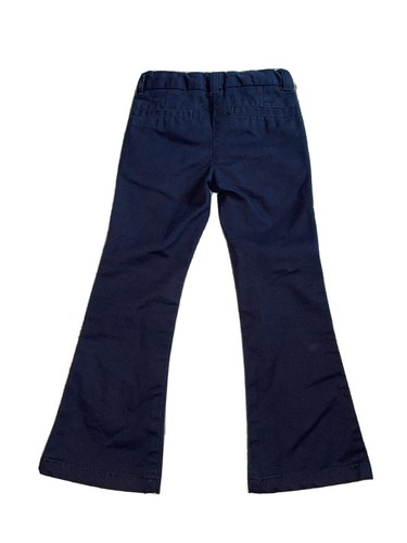 Tommy Hilfiger Navy Blue Bootcut Dress Pants Adjustable Waist Girls Size 5 - Picture 2 of 10