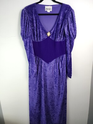 purple velvet dress costume Deep Purple Velvet and Mesh Lyrical Dress with Rhinestones and Off-Shoulder  Sleeves