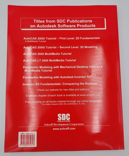 AutoCAD 2000i Tutorial Second Level 3D Modeling Book by Randy H Shih - Excellent - Imagen 3 de 5