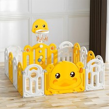 Large Baby Playpen Kids Safety Gate Toddler Fence Child Play Game Toy 14 Panels